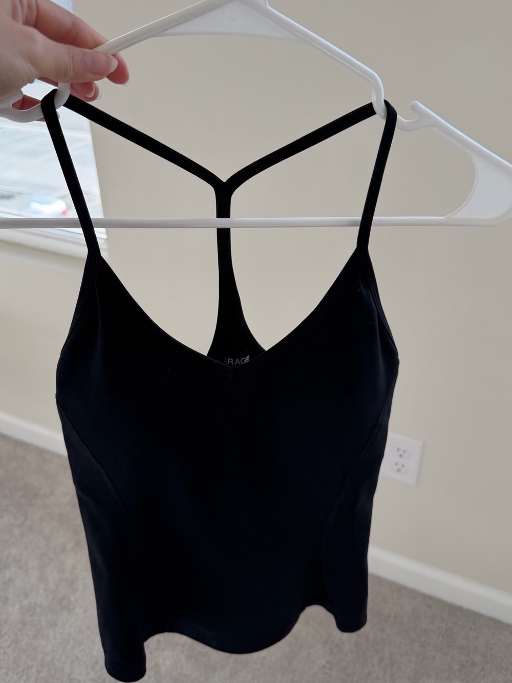 Garage Black Seamless Cami Tank